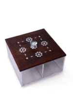 Oriental Storage Box with Mother-Of-Pearl  Engraving