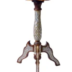 Small Oriental Wooden Table with Mother-Of-Pearl Inlay – Handmade