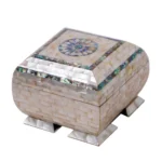 Luxury Mother-of-Pearl Jewelry Box – Handmade  Fully Inlaid