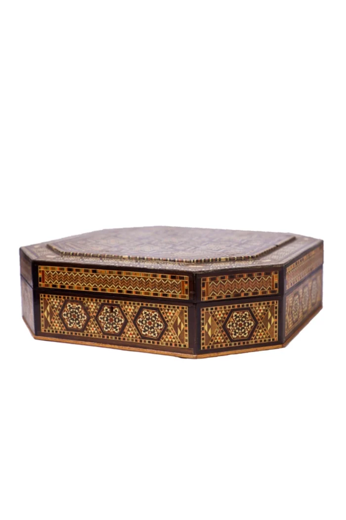 Vintage Mosaic Box from Damascus – Handmade Collector's Box - Image 1
