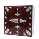 Oriental Storage Box with Mother-Of-Pearl  Engraving - Image 3